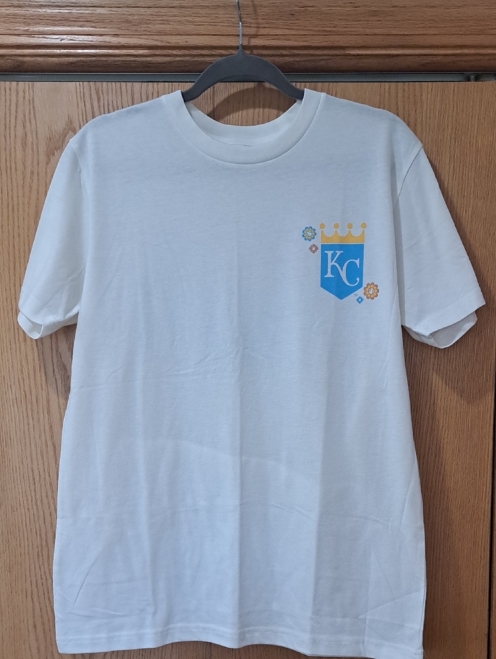KC Crown Logo White T‑Shirt